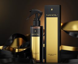 najlepszy spray do układania włosów Nanoil