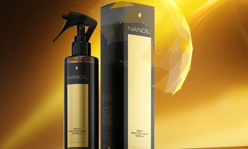 Nanoil ochronny spray do włosów przeciw wysoką temperaturą
